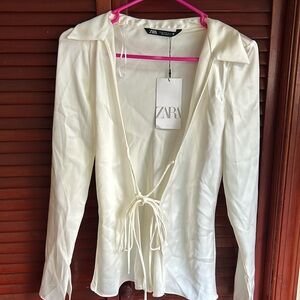 Zara Blouse Sz M
